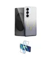 ieg™ Galaxy S25 Plus Kılıf Eksen Minimal Özel Seri - Siyah 3D Antistatik Seramik Nano Ekran Koruyucu