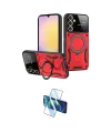 ieg™ Galaxy S25 Plus Kılıf Kıvılcım Modern Serisi - Siyah 3D Antistatik Cam Ekran Koruyucu