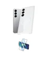 ieg™ Galaxy S25 Plus Kılıf Kutup Minimal - Siyah 3D Antistatik Seramik Nano Ekran Koruyucu