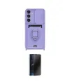 ieg™ Galaxy S25 Plus Kılıf Vadi Form Prime - Siyah 3D Antistatik Hayalet Cam Ekran Koruyucu