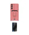 ieg™ Galaxy S25 Plus Kılıf Vadi Form Prime - Siyah 3D Antistatik Hayalet Cam Ekran Koruyucu
