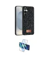 ieg™ Galaxy S25 Plus Kılıf Vadi Klasik Serisi - Siyah 3D Antistatik Cam Ekran Koruyucu