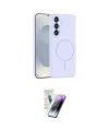ieg™ Galaxy S25 Plus Kılıf Yankı Form Serisi - Şeffaf Pasifik Cam Ekran Koruyucu