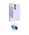 ieg™ Galaxy S25 Plus Kılıf Yankı Form Serisi - Siyah 3D Antistatik Cam Ekran Koruyucu