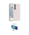 ieg™ Galaxy S25 Plus Kılıf Yankı Form Serisi - Siyah 3D Antistatik Cam Ekran Koruyucu