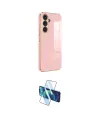 ieg™ Galaxy S25 Plus Kılıf Yankı Serisi - Siyah 3D Antistatik Cam Ekran Koruyucu