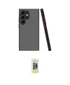 ieg™ Galaxy S25 Ultra Kılıf Ahenk Çizgi Serisi - Siyah Joko Magic 5D Hayalet Cam