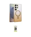 ieg™ Galaxy S25 Ultra Kılıf Ahenk Doku Özel Seri - Siyah Joko Magic 5D Hayalet Cam