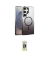 ieg™ Galaxy S25 Ultra Kılıf Ahenk Doku Özel Seri - Siyah Joko Magic 5D Hayalet Cam