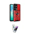 ieg™ Galaxy S25 Ultra Kılıf Ahenk Klasik - Şeffaf Pasifik Cam Ekran Koruyucu