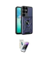 ieg™ Galaxy S25 Ultra Kılıf Ahenk Klasik - Şeffaf Pasifik Cam Ekran Koruyucu