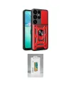 ieg™ Galaxy S25 Ultra Kılıf Ahenk Klasik - Şeffaf Polymer Nano Ekran Koruyucu