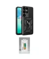 ieg™ Galaxy S25 Ultra Kılıf Ahenk Klasik - Şeffaf Polymer Nano Ekran Koruyucu
