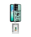 ieg™ Galaxy S25 Ultra Kılıf Ahenk Klasik - Şeffaf Polymer Nano Ekran Koruyucu