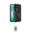 ieg™ Galaxy S25 Ultra Kılıf Ahenk Klasik - Siyah Joko Magic 5D Hayalet Cam