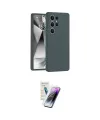 ieg™ Galaxy S25 Ultra Kılıf Ahenk Serisi - Şeffaf Pasifik Cam Ekran Koruyucu
