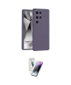 ieg™ Galaxy S25 Ultra Kılıf Ahenk Serisi - Şeffaf Pasifik Cam Ekran Koruyucu