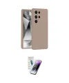 ieg™ Galaxy S25 Ultra Kılıf Ahenk Serisi - Şeffaf Pasifik Cam Ekran Koruyucu