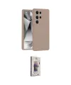 ieg™ Galaxy S25 Ultra Kılıf Ahenk Serisi - Siyah Bilvis 3D Cam Ekran Koruyucu