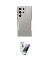 ieg™ Galaxy S25 Ultra Kılıf Akış Çizgi Koleksiyonu - Şeffaf Pasifik Cam Ekran Koruyucu