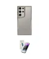 ieg™ Galaxy S25 Ultra Kılıf Akış Çizgi Koleksiyonu - Şeffaf Pasifik Cam Ekran Koruyucu