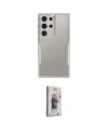 ieg™ Galaxy S25 Ultra Kılıf Akış Çizgi Koleksiyonu - Siyah Bilvis 3D Cam Ekran Koruyucu