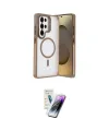 ieg™ Galaxy S25 Ultra Kılıf Akış Form - Şeffaf Pasifik Cam Ekran Koruyucu