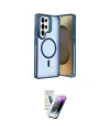 ieg™ Galaxy S25 Ultra Kılıf Akış Form - Şeffaf Pasifik Cam Ekran Koruyucu