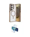 ieg™ Galaxy S25 Ultra Kılıf Akış Form - Siyah 3D Antistatik Seramik Nano Ekran Koruyucu