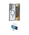 ieg™ Galaxy S25 Ultra Kılıf Akış Form - Siyah 3D Antistatik Seramik Nano Ekran Koruyucu