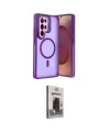 ieg™ Galaxy S25 Ultra Kılıf Akış Form - Siyah Bilvis Hayalet Cam Ekran Koruyucu