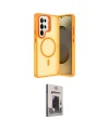 ieg™ Galaxy S25 Ultra Kılıf Akış Form - Siyah Bilvis Hayalet Cam Ekran Koruyucu