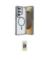 ieg™ Galaxy S25 Ultra Kılıf Akış Form - Siyah Joko Magic 5D Hayalet Cam