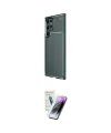 ieg™ Galaxy S25 Ultra Kılıf Eksen Form Prime - Şeffaf Pasifik Cam Ekran Koruyucu