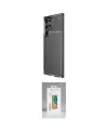 ieg™ Galaxy S25 Ultra Kılıf Eksen Form Prime - Şeffaf Polymer Nano Ekran Koruyucu