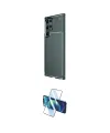 ieg™ Galaxy S25 Ultra Kılıf Eksen Form Prime - Siyah 3D Antistatik Cam Ekran Koruyucu