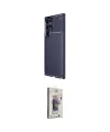 ieg™ Galaxy S25 Ultra Kılıf Eksen Form Prime - Siyah Bilvis 3D Cam Ekran Koruyucu