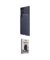 ieg™ Galaxy S25 Ultra Kılıf Eksen Form Prime - Siyah Bilvis Hayalet Cam Ekran Koruyucu