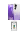 ieg™ Galaxy S25 Ultra Kılıf Eksen Minimal Özel Seri - Şeffaf Polymer Nano Ekran Koruyucu