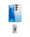 ieg™ Galaxy S25 Ultra Kılıf Eksen Minimal Özel Seri - Siyah Bilvis 3D Cam Ekran Koruyucu