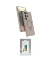 ieg™ Galaxy S25 Ultra Kılıf İz Işık Koleksiyonu - Şeffaf Polymer Nano Ekran Koruyucu