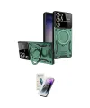 ieg™ Galaxy S25 Ultra Kılıf Kıvılcım Modern Serisi - Şeffaf Pasifik Cam Ekran Koruyucu