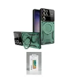 ieg™ Galaxy S25 Ultra Kılıf Kıvılcım Modern Serisi - Şeffaf Polymer Nano Ekran Koruyucu