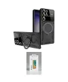 ieg™ Galaxy S25 Ultra Kılıf Kıvılcım Modern Serisi - Şeffaf Polymer Nano Ekran Koruyucu
