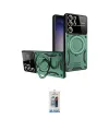 ieg™ Galaxy S25 Ultra Kılıf Kıvılcım Modern Serisi - Siyah Joko Magic 5D Cam