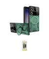 ieg™ Galaxy S25 Ultra Kılıf Kıvılcım Modern Serisi - Siyah Joko Magic 5D Hayalet Cam