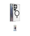 ieg™ Galaxy S25 Ultra Kılıf Kozmos Doku Koleksiyonu - Siyah Joko Magic 5D Cam