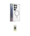 ieg™ Galaxy S25 Ultra Kılıf Kozmos Doku Koleksiyonu - Siyah Joko Magic 5D Hayalet Cam