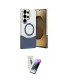 ieg™ Galaxy S25 Ultra Kılıf Kozmos Form Özel Seri - Şeffaf Pasifik Cam Ekran Koruyucu