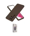 ieg™ Galaxy S25 Ultra Kılıf Kozmos Yansıma Özel Seri - Siyah Bilvis 3D Cam Ekran Koruyucu